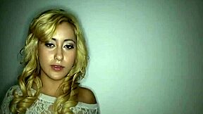 Teen nymph gets drenched in cumshots. Her small 18+ tits shine with every sexy load.