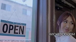 I carry fucked that petite asian waitres so hard