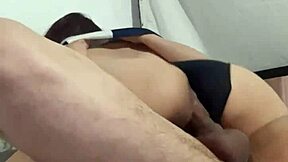 after gym, hooking up with my latina ex in tight leggings for homemade fun