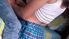 Hot Babe Sucks Dick Until Cumshot