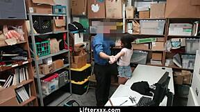 isabella nice caught stealing at work, stripped under suspicion! 😱