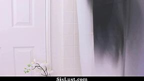 My stepsister begs to be mine at my girlfriend's place!