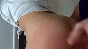 No Lube Standing Rough Anal Pinned Against The Wall!