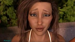 Wow, check out this amateur teen's big butt in anal action