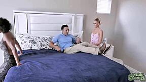 Husband Feels Intense Emotions Fucking Wife And Stepdaughter