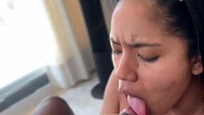 Deep Blowjob With Big Black Cock - Amateur Couple - Nysdel