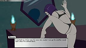 Starfire Teases With Her Sucking Skills