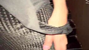 Petite Colombian Couple Fucks Doggystyle on Apartment Stairs