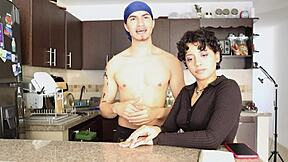 Arroz Biryani Y Luego Anal Preview! Petite Lesbian Gets Cum On Ass In Doggy!