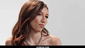 In this casting session, Maya Woulfe demonstrates how women achieve orgasm through toys and masturbation, showcasing her small tits and intense pleasure