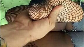 This hot petite girl on the island begged me to fuck her ass, she moaned so loud!