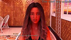 Radiant waitress cheats with monster cock in bathroom stalls