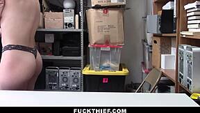 Teen with PIERCINGS and TATTOOS caught by mall guard for stealing - fuckthief