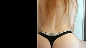 cute redhead teen whimpers from vibrator orgasm