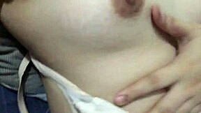 Why is my horny Filipina girlfriend teasing solo in the rain? Should I join her steamy play?