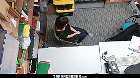 Teen Shoplifter Penelope Reed Caught and Fucked on Camera!