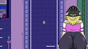 Blonde Loses Virginity In Dark Night Flash