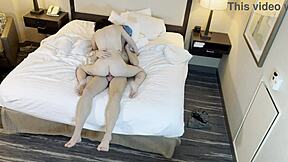 Fucking petite tattooed beauty's tight pussy cowgirl