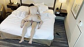 Fucking petite tattooed beauty's tight pussy cowgirl