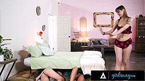 girlsway - hot khloe kapri and horny roommate save the day