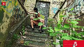 Doreen, gothic teen, loves blowjob before hardcore fucking with cum on tits!