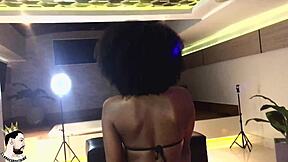 Obedient slut wife kiara hot fucks husband davi no condom