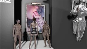 fallout 4 hentai fashion: brunette teen in wild action