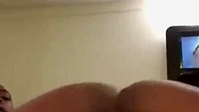 In a homemade setting, a petite ebony amateur rides a big black cock hard. Her tight ass bounces as she takes every inch.