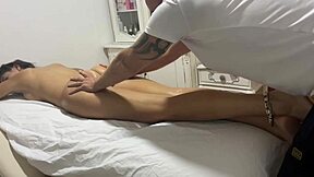 18yo Teen 18+ Gets Massage and Sucks Big Dick for Birthday in POV Blowjob