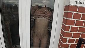 Horny bunny rides huge cock in lingerie