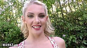 New Blonde Teen Feels Every Inch in Tight Casting Pound