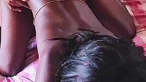 my neighbor's girlfriend came over to watch tv in my room