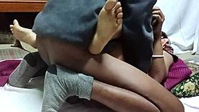 Indian Young Widow Desi Wife Rides Devar in Steamy Bedroom Action