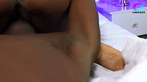 I'm obsessed with this African pussy on my big black cock, cumming twice