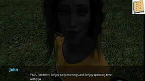 WVM 43 JAMIE IS GETTING BETTER AT DEEPTHROAT in this cartoon hentai game.