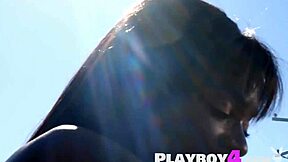 Ana Foxxx shows her perfect black ass naked.