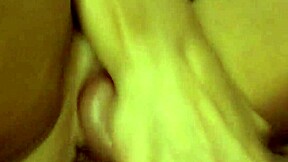 Amateur wife gives neighbor intense handjob and pussyrub