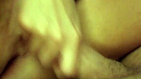 Amateur wife gives neighbor intense handjob and pussyrub