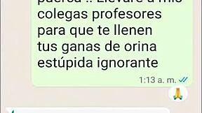 College girl begs to improve her grade part 2