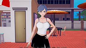 complete gameplay of hs tutor part 7 with blonde milf in panties