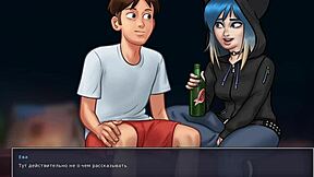 watching horror movie and i gave it to himm