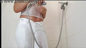 I Am Soaking My White Clothes In The Shower