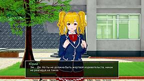 complete gameplay of hs tutor part 7 with blonde milf in panties