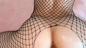 Blonde Babe Sucks Big Black Cock in Lingerie