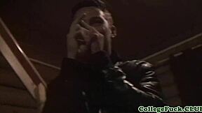 Teens Engage in Handjobs and Blowjobs at Dorm Party