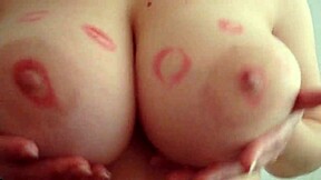 Big boobs blonde kisses neighbor