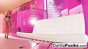 Sexy Tattooed Blonde Masturbates With Sex Toy