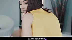 Cute teen aria lee takes big black cock in pussy 😊