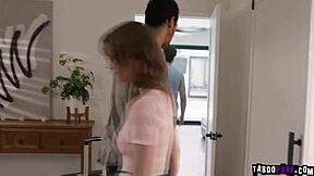 Alex Jones and Melody Marks HAVE SEX in their room, letting Professor Ken Feels JOIN for a THREESOME