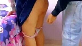 Young Teen Leaves Class For Professor's Home Creampie